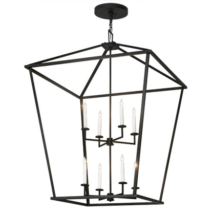 Meyda Tiffany Kitzi 8 Light 51" Wide Taper Candle Pendant