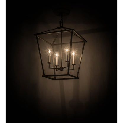 Meyda Tiffany Kitzi 4 Light 34" Wide Taper Candle Pendant