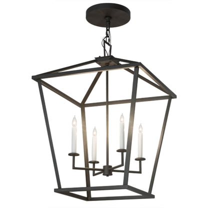 Meyda Tiffany Kitzi 4 Light 34" Wide Taper Candle Pendant