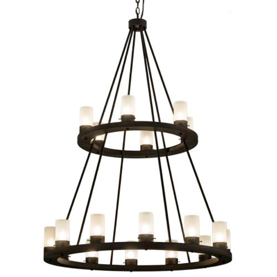 Meyda Tiffany Loxley 18 Light 42" Wide Ring Chandelier