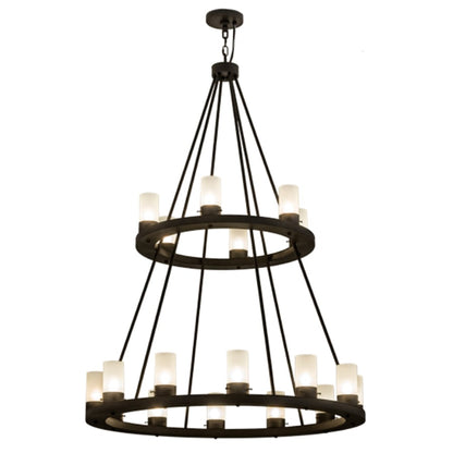 Meyda Tiffany Loxley 18 Light 42" Wide Ring Chandelier