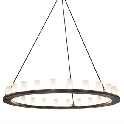 Meyda Tiffany Loxley 24 Light 72" Wide Ring Chandelier