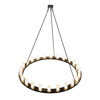 Meyda Tiffany Loxley 24 Light 72" Wide Ring Chandelier