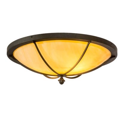Meyda Tiffany Dominga 2 Light 24" Wide Flush Mount Bowl Ceiling Fixture