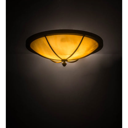 Meyda Tiffany Dominga 2 Light 24" Wide Flush Mount Bowl Ceiling Fixture