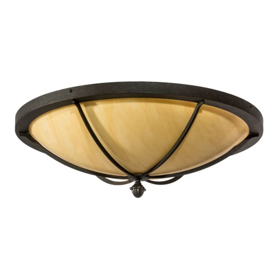 Meyda Tiffany Dominga 2 Light 24" Wide Flush Mount Bowl Ceiling Fixture