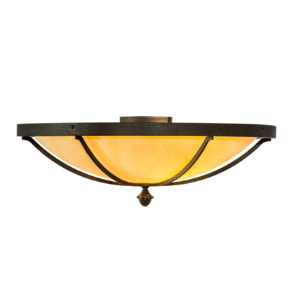 Meyda Tiffany Dominga 2 Light 24" Wide Flush Mount Bowl Ceiling Fixture