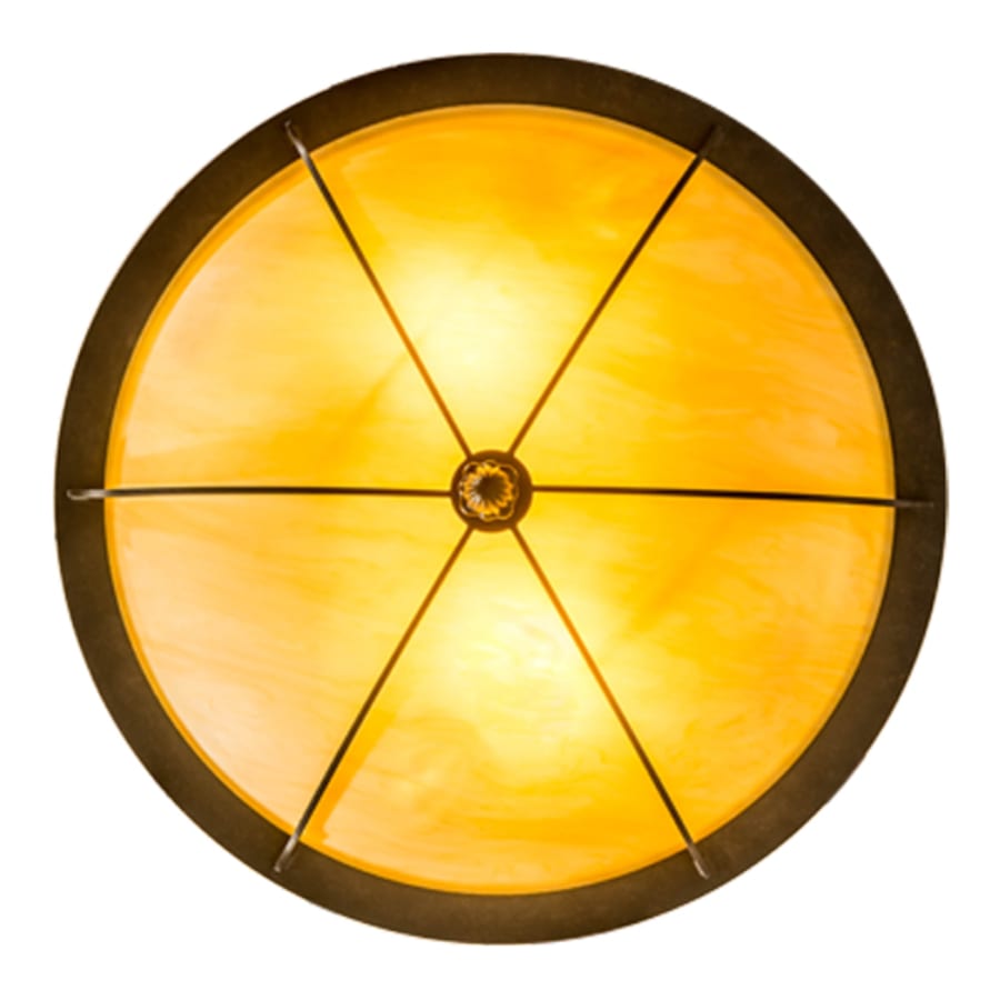 Meyda Tiffany Dominga 2 Light 24" Wide Flush Mount Bowl Ceiling Fixture