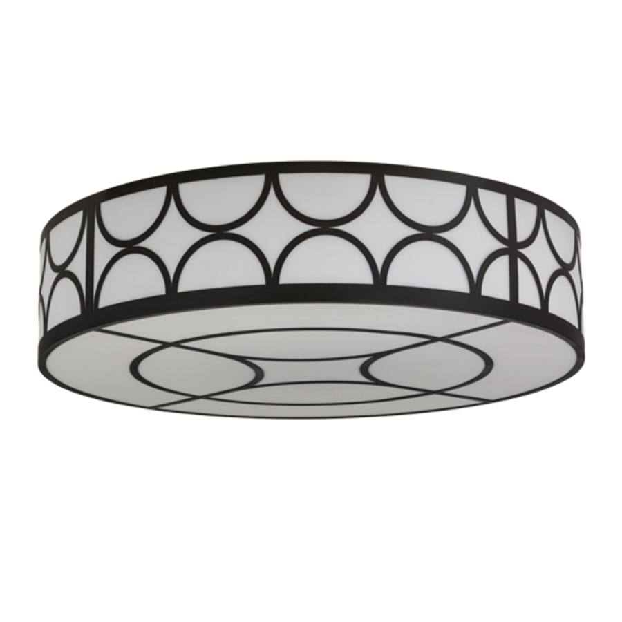 Meyda Tiffany Revival Deco Cilindro 8 Light 60" Wide Semi-Flush Drum Ceiling Fixture