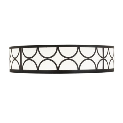Meyda Tiffany Revival Deco Cilindro 8 Light 60" Wide Semi-Flush Drum Ceiling Fixture
