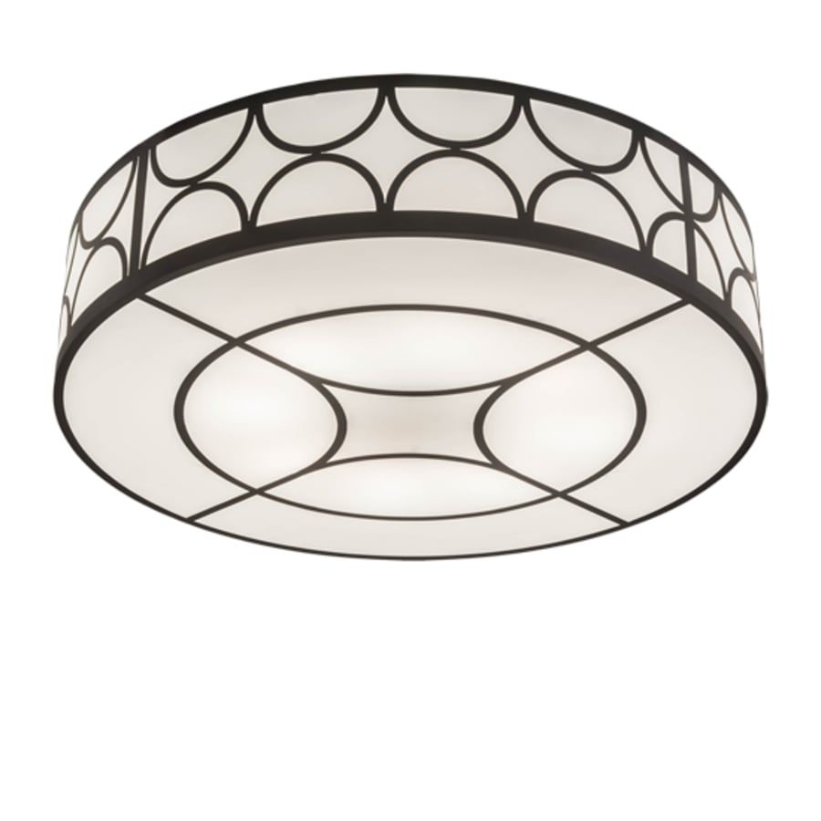 Meyda Tiffany Revival Deco Cilindro 8 Light 60" Wide Semi-Flush Drum Ceiling Fixture