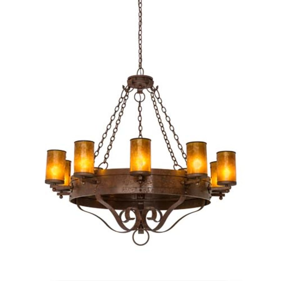 Meyda Tiffany Parnella 10 Light 48" Wide Ring Chandelier