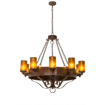 Meyda Tiffany Parnella 10 Light 48" Wide Ring Chandelier