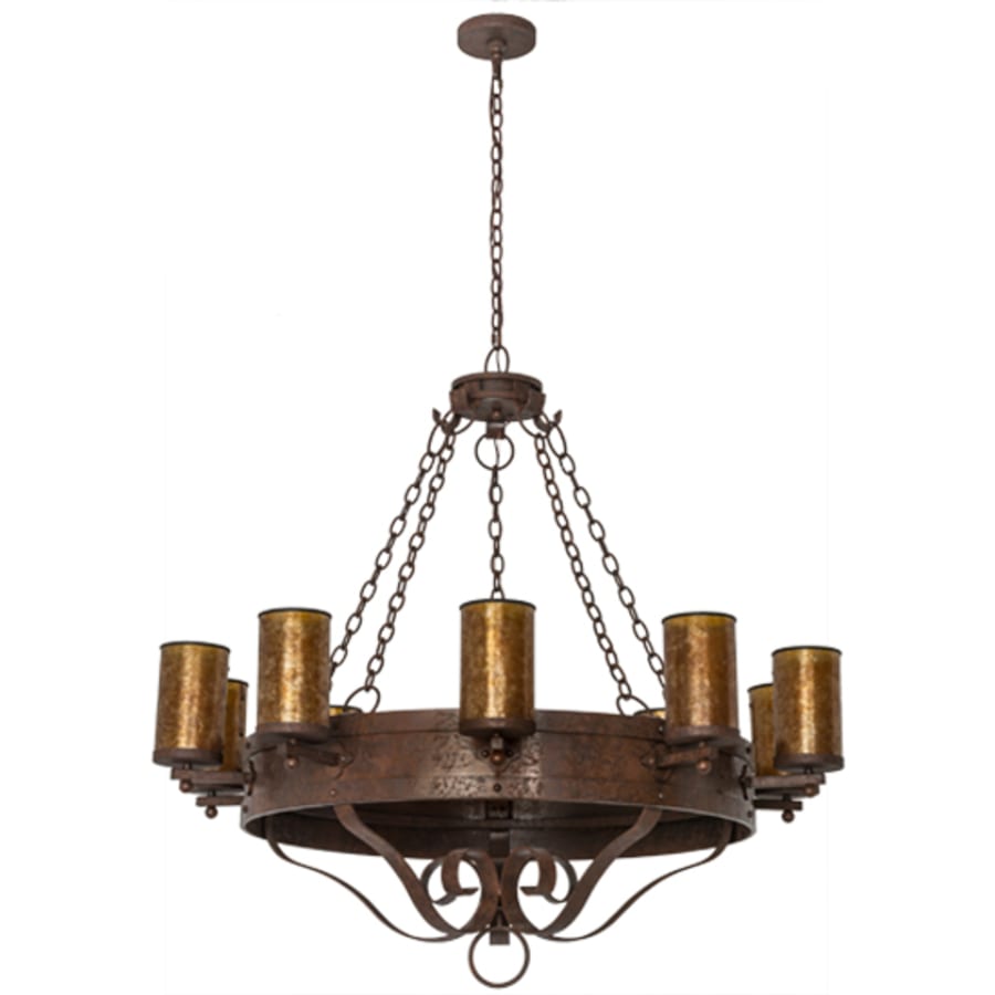 Meyda Tiffany Parnella 10 Light 48" Wide Ring Chandelier