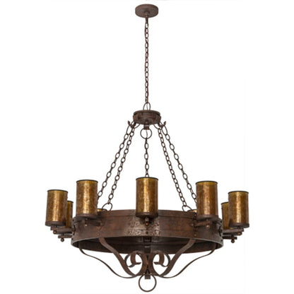 Meyda Tiffany Parnella 10 Light 48" Wide Ring Chandelier