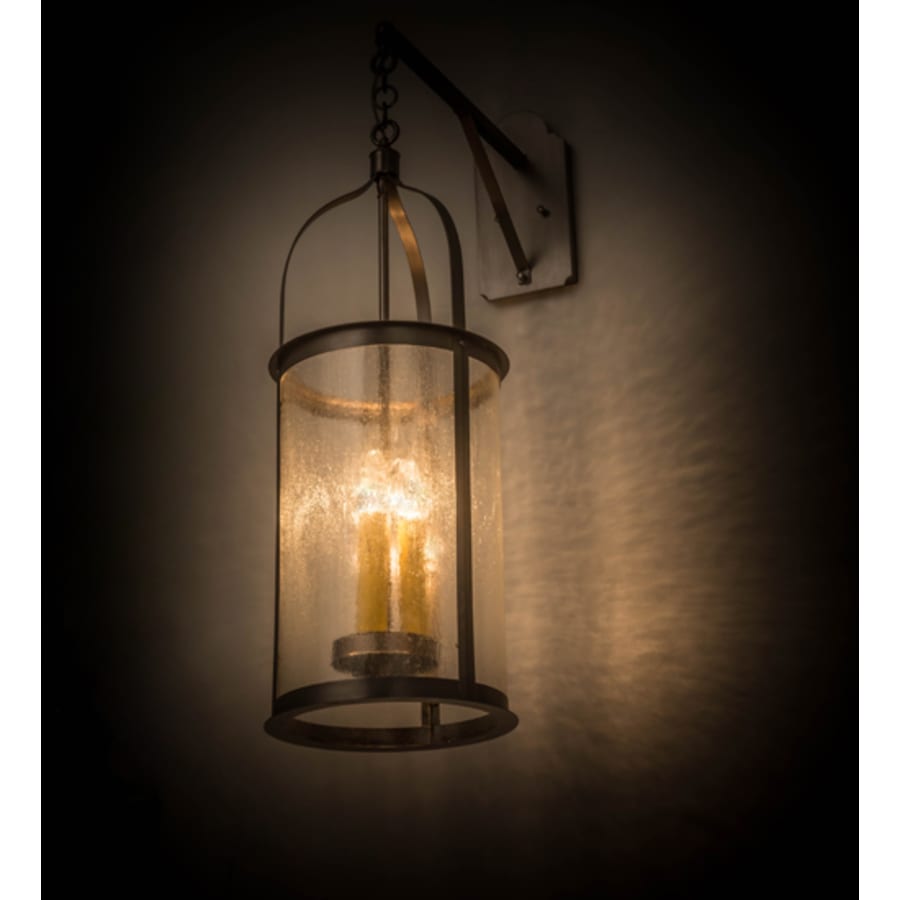 Meyda Tiffany Cilindro Campbell 3 Light 41" Tall Wall Sconce