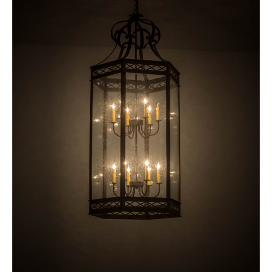 Meyda Tiffany Estancia 12 Light 27" Wide Taper Candle Pendant