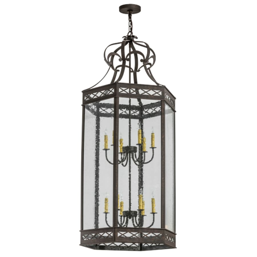Meyda Tiffany Estancia 12 Light 27" Wide Taper Candle Pendant