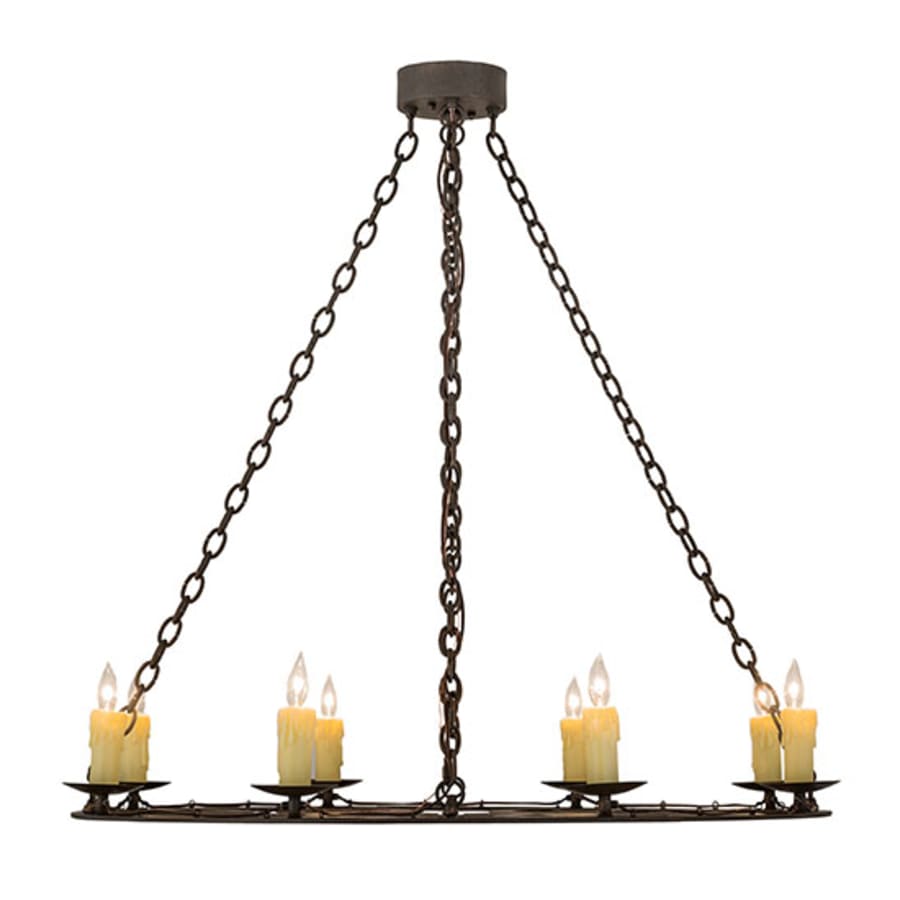 Meyda Tiffany Ashley 8 Light 42" Wide Taper Candle Style Chandelier