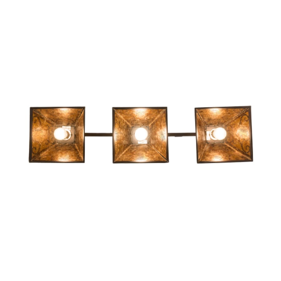 Meyda Tiffany Bandolei 3 Light 42" Wide Linear Pendant