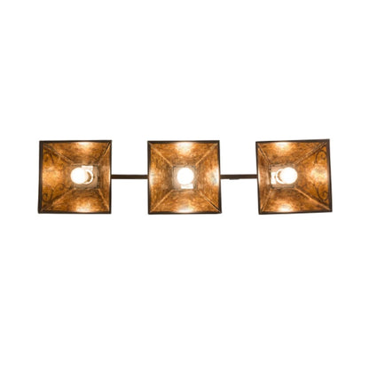 Meyda Tiffany Bandolei 3 Light 42" Wide Linear Pendant