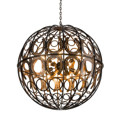 Meyda Tiffany Equestriana 10 Light 42" Wide Pendant
