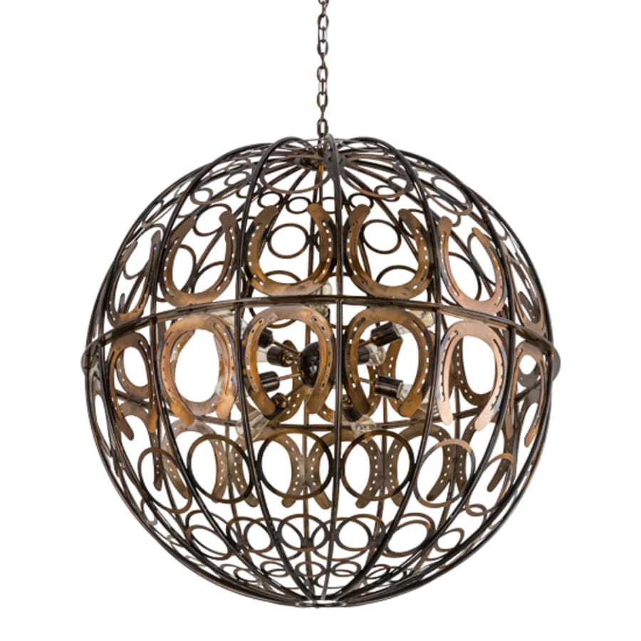 Meyda Tiffany Equestriana 10 Light 42" Wide Pendant