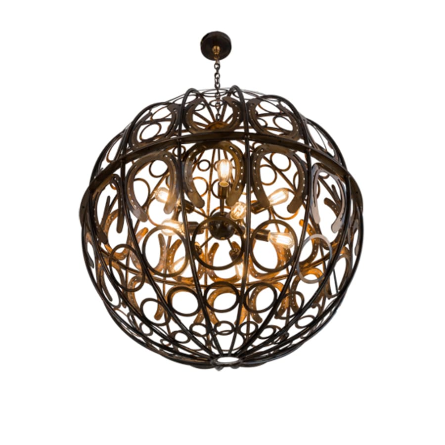 Meyda Tiffany Equestriana 10 Light 42" Wide Pendant