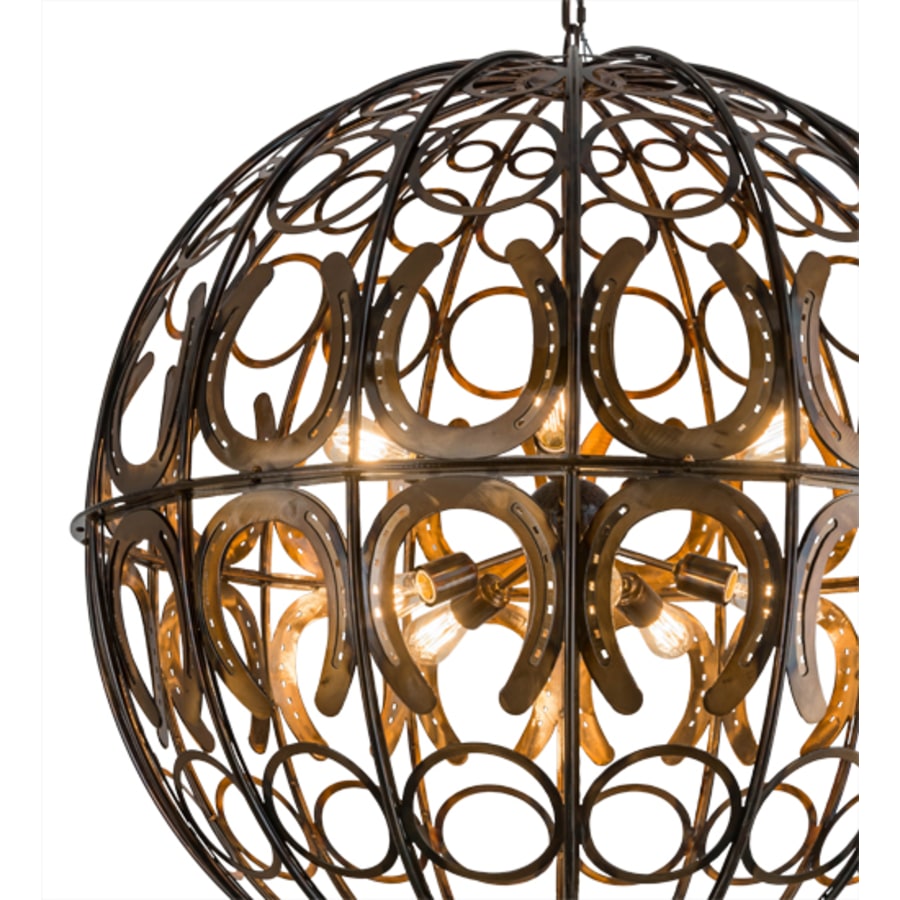 Meyda Tiffany Equestriana 10 Light 42" Wide Pendant