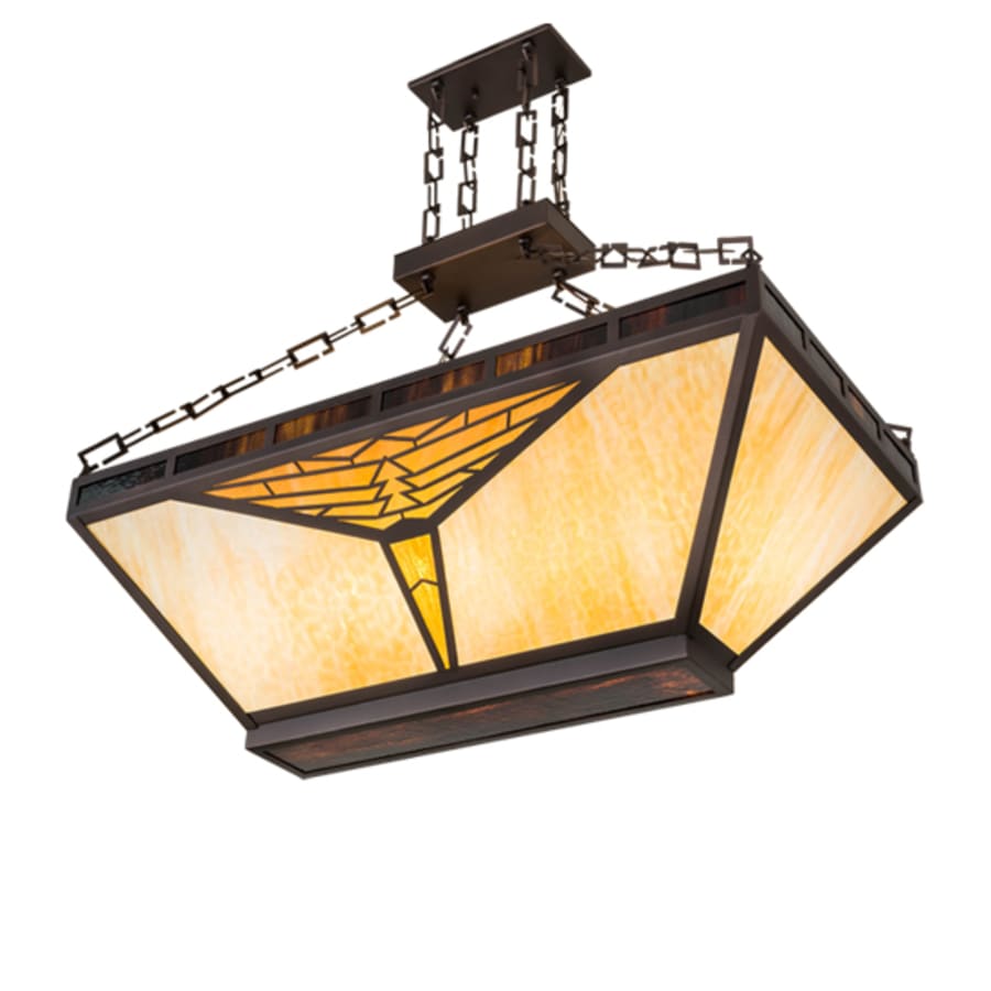 Meyda Tiffany Mission 9 Light 48" Wide Linear Pendant