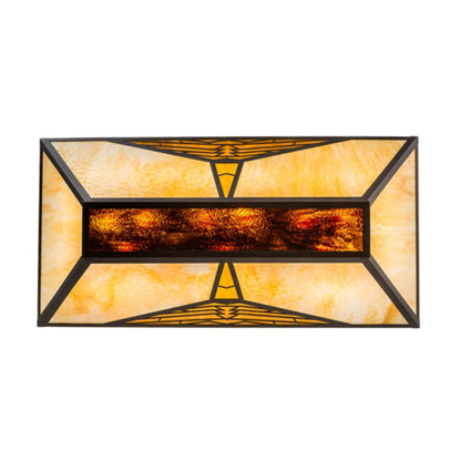 Meyda Tiffany Mission 9 Light 48" Wide Linear Pendant