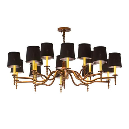Meyda Tiffany Toby 15 Light 52" Wide Chandelier