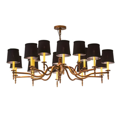 Meyda Tiffany Toby 15 Light 52" Wide Chandelier