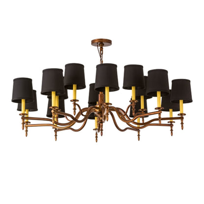 Meyda Tiffany Toby 15 Light 52" Wide Chandelier