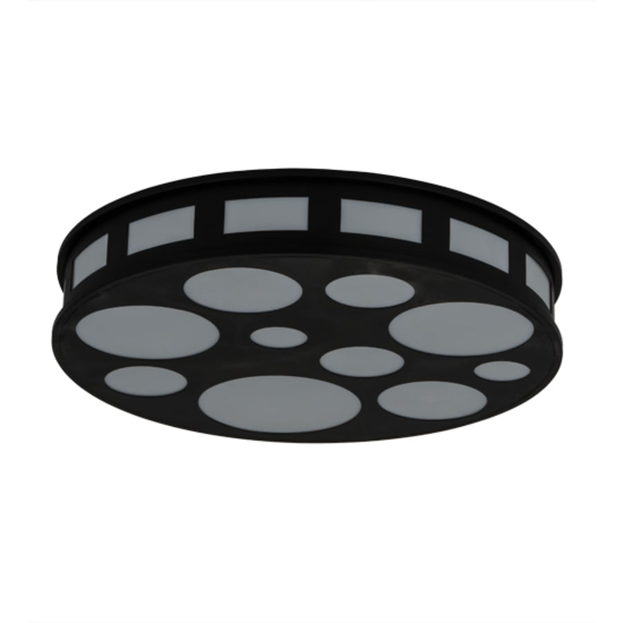 Meyda Tiffany Geo 8 Light 30" Wide Semi-Flush Drum Ceiling Fixture