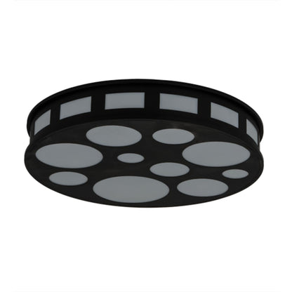 Meyda Tiffany Geo 8 Light 30" Wide Semi-Flush Drum Ceiling Fixture