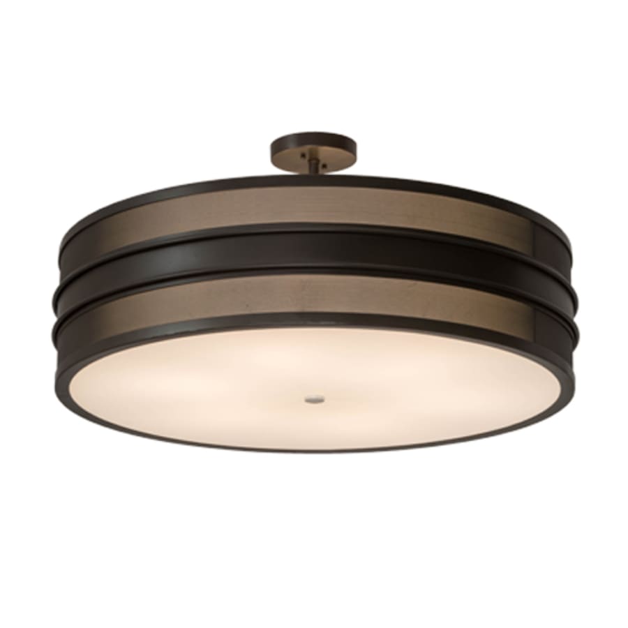 Meyda Tiffany Nolan 6 Light 36" Wide Semi-Flush Drum Ceiling Fixture