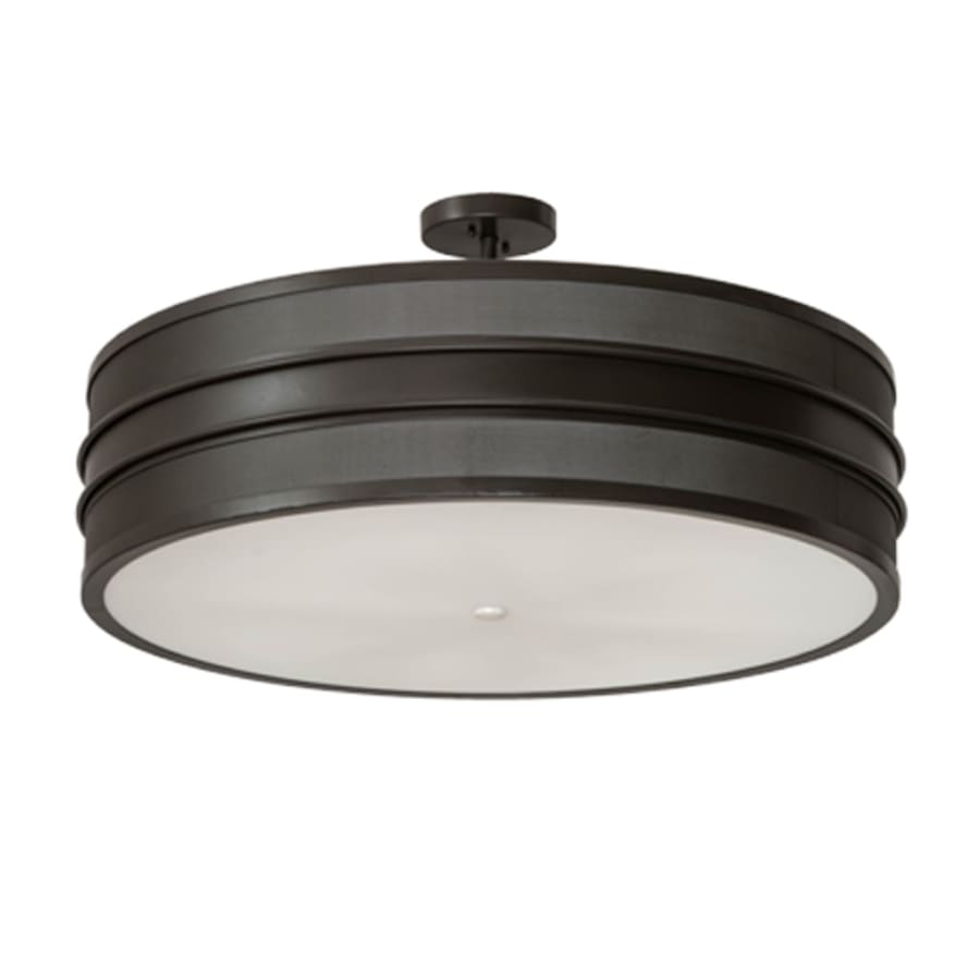 Meyda Tiffany Nolan 6 Light 36" Wide Semi-Flush Drum Ceiling Fixture