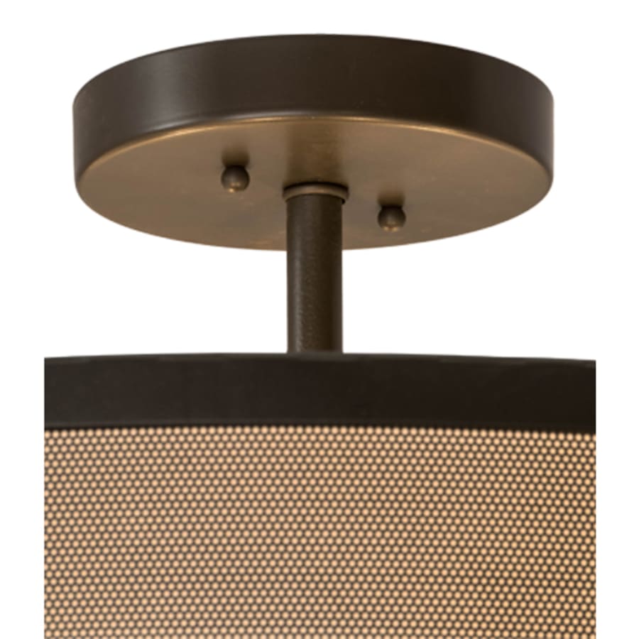 Meyda Tiffany Nolan 6 Light 36" Wide Semi-Flush Drum Ceiling Fixture