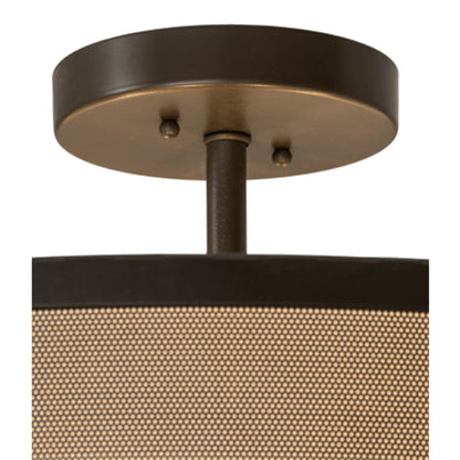 Meyda Tiffany Nolan 6 Light 36" Wide Semi-Flush Drum Ceiling Fixture