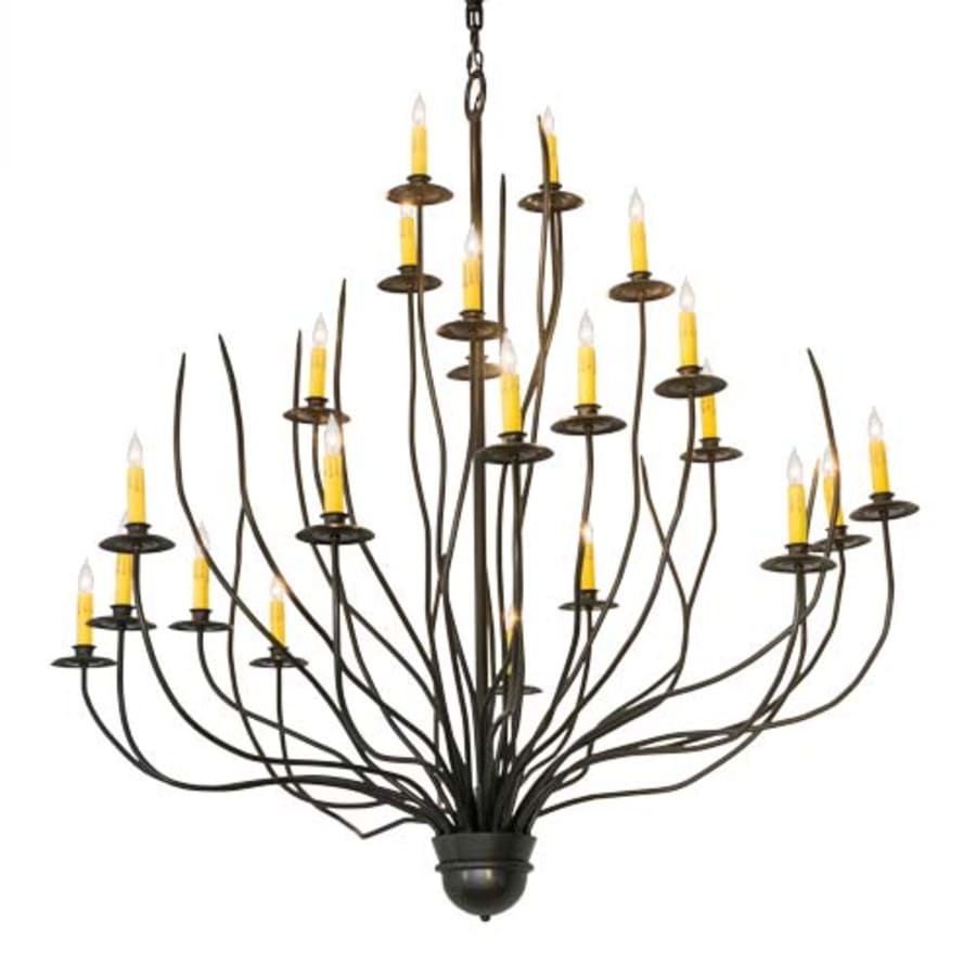 Meyda Tiffany Sycamore 22 Light 54" Wide Taper Candle Style Chandelier