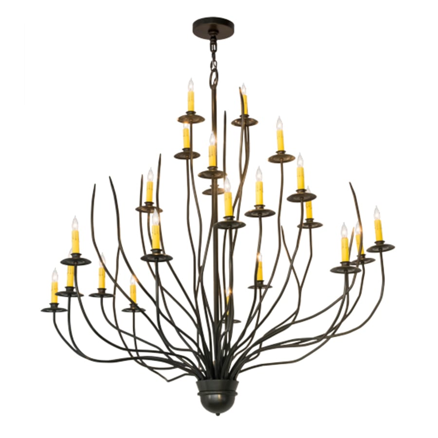 Meyda Tiffany Sycamore 22 Light 54" Wide Taper Candle Style Chandelier
