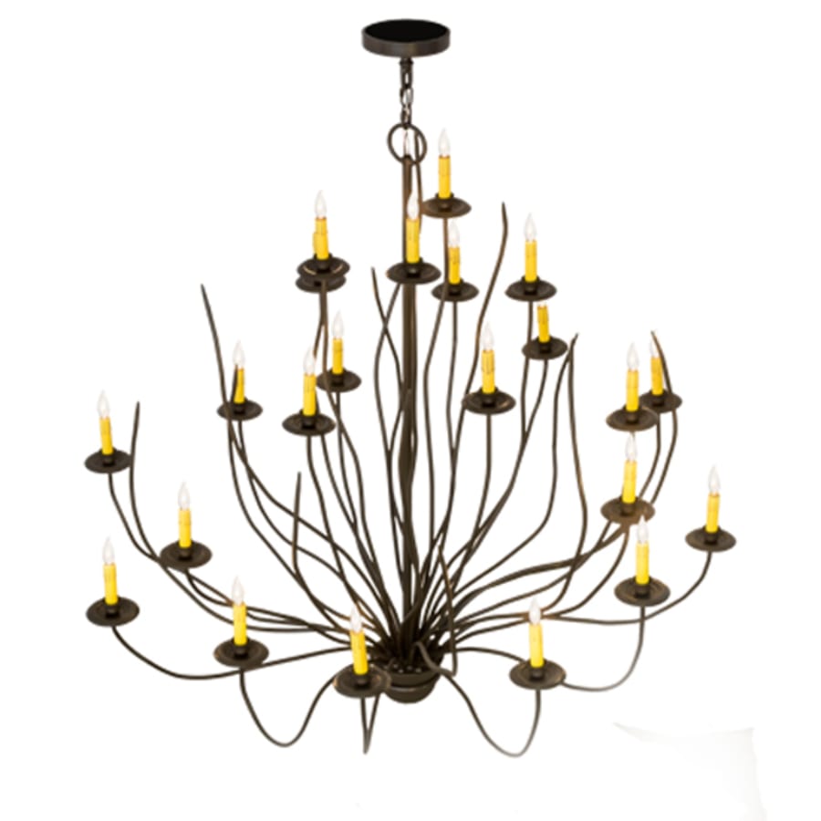 Meyda Tiffany Sycamore 22 Light 54" Wide Taper Candle Style Chandelier