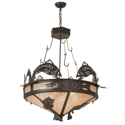 Meyda Tiffany Catch of the Day 6 Light 35" Wide Pendant
