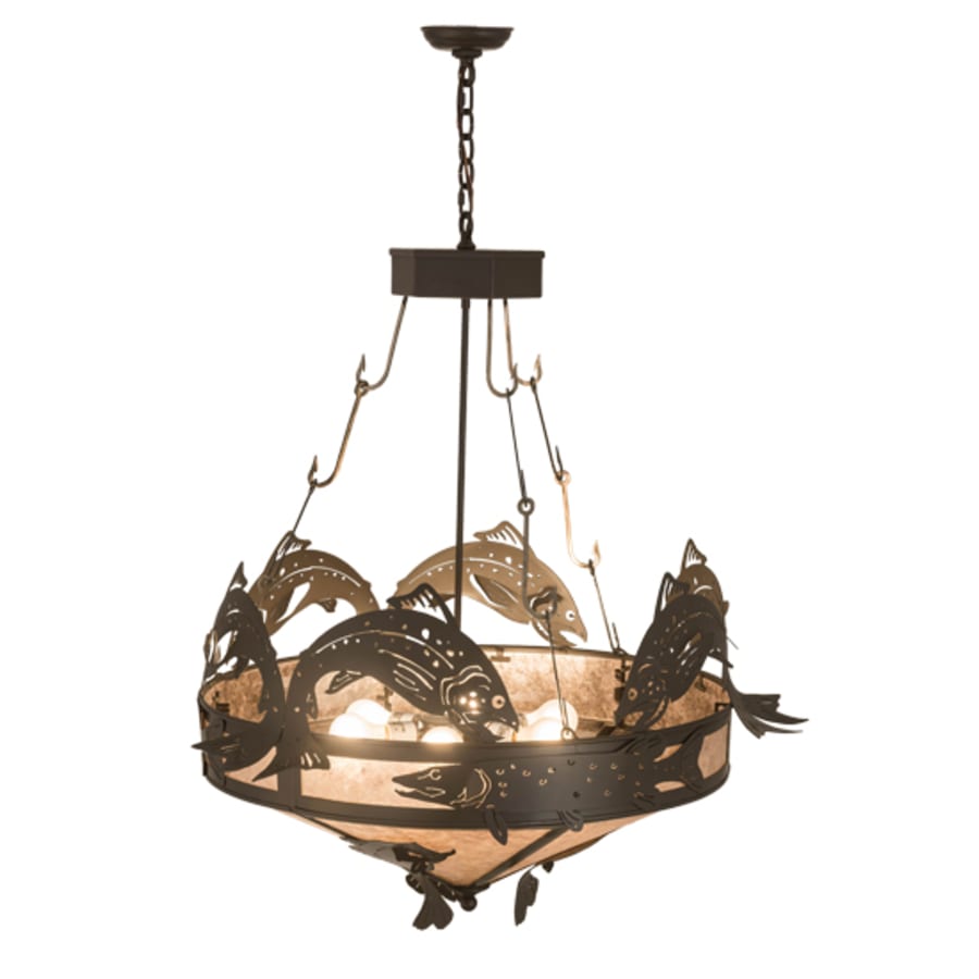 Meyda Tiffany Catch of the Day 6 Light 35" Wide Pendant