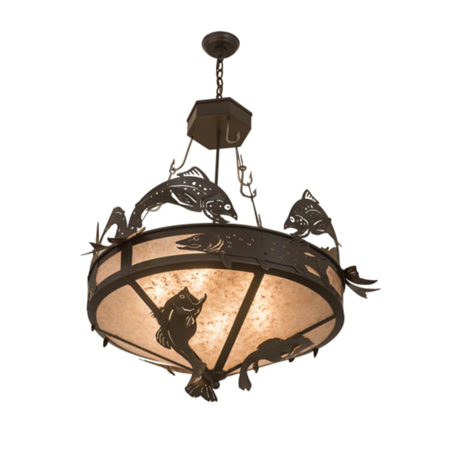 Meyda Tiffany Catch of the Day 6 Light 35" Wide Pendant