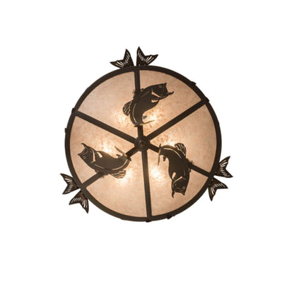Meyda Tiffany Catch of the Day 6 Light 35" Wide Pendant