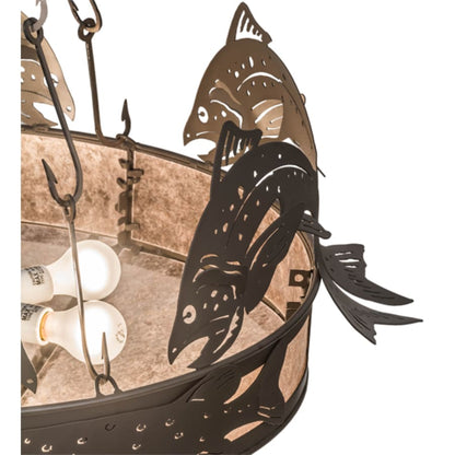 Meyda Tiffany Catch of the Day 6 Light 35" Wide Pendant