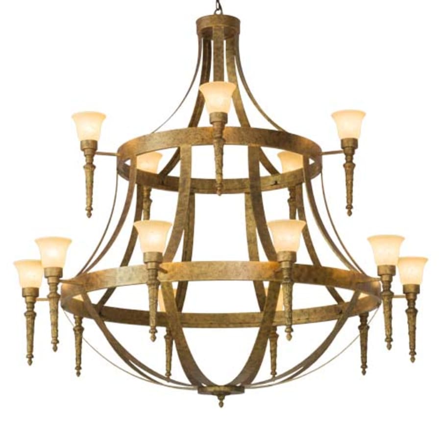 Meyda Tiffany Pontoise 15 Light 72" Wide Chandelier