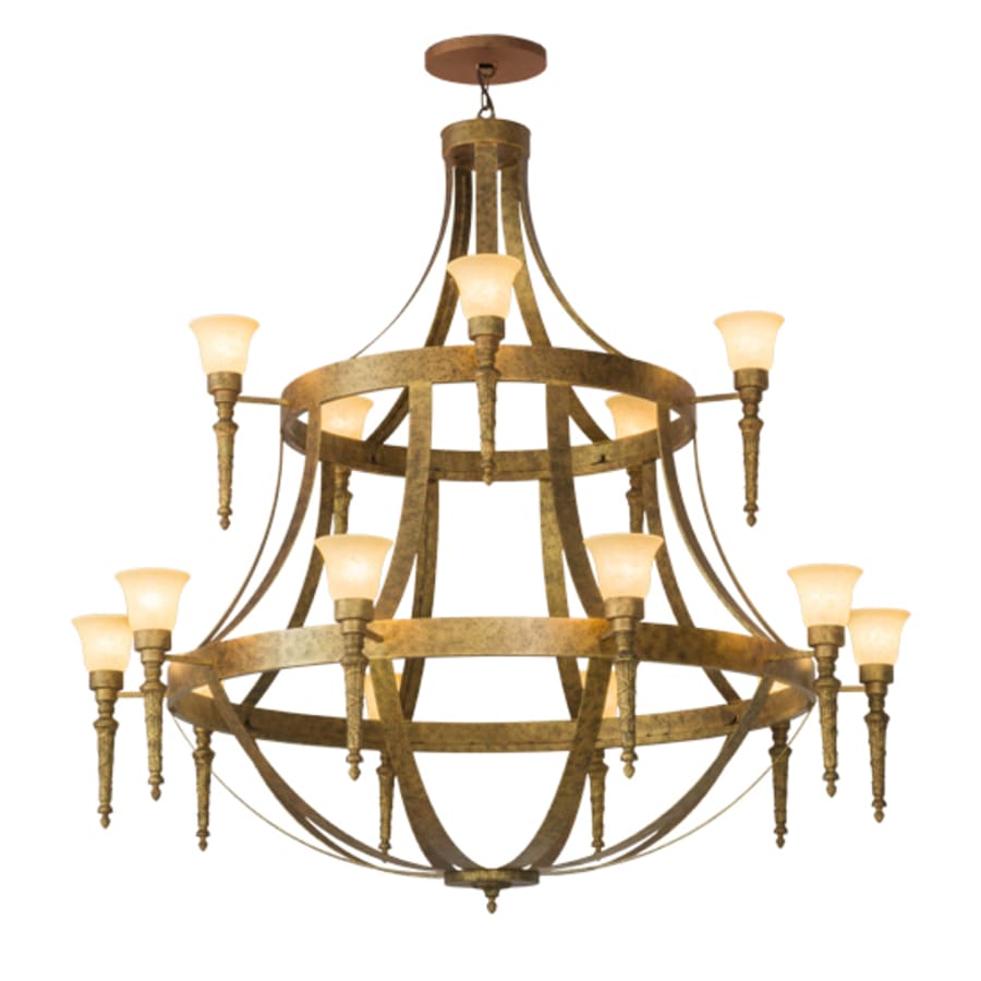 Meyda Tiffany Pontoise 15 Light 72" Wide Chandelier